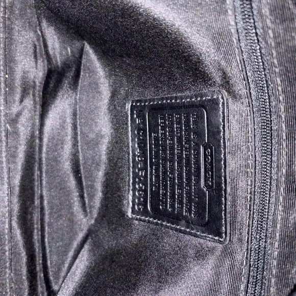 Authentic Coach Canvas & Leather Shoulder Bag - Picture 4 of 5